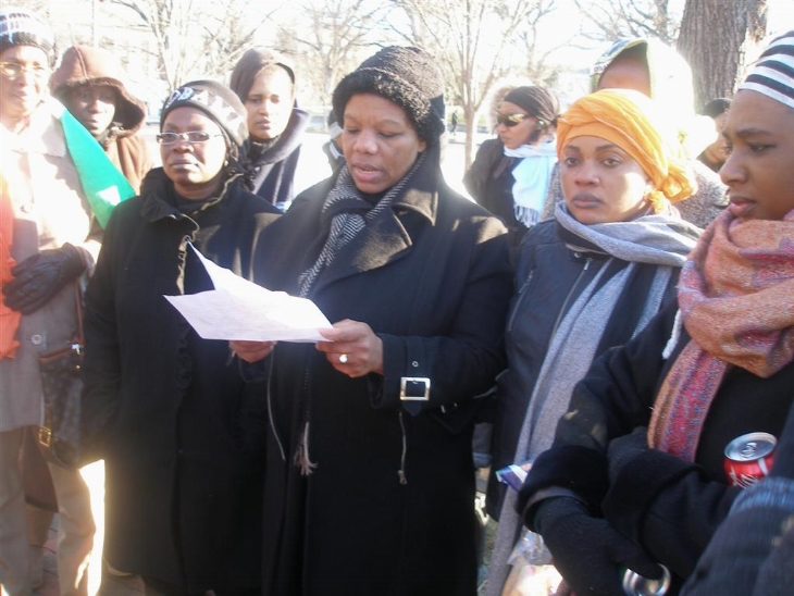 Pour dire Non à la confiscation du pouvoir par Gbagbo : Les  femmes du RHDP-USA marchent sur la Maison blanche et le Capitol congress